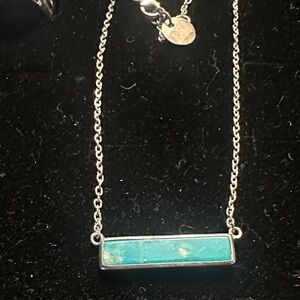 Elegant Silver and Turquoise Necklace